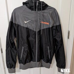 University of Illinois - Illini - Windbreaker with Hood - Size Small - Unisex